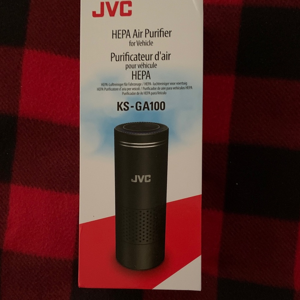 JVC Black Vehicle HEPA Air Purifier